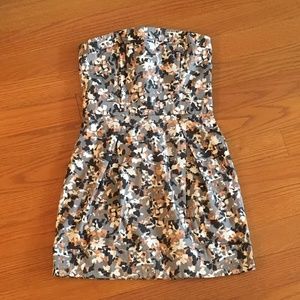 NWT French Connection Strapless Confetti Dress